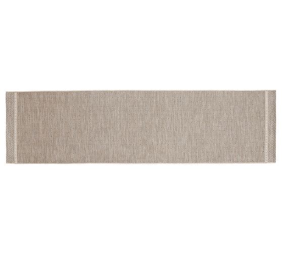 Colton Diamond Indoor/Outdoor Rug Cool Pottery Barn