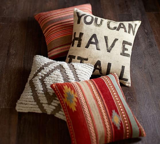 Albany Stripe Kilim Pillow Cover Pottery Barn