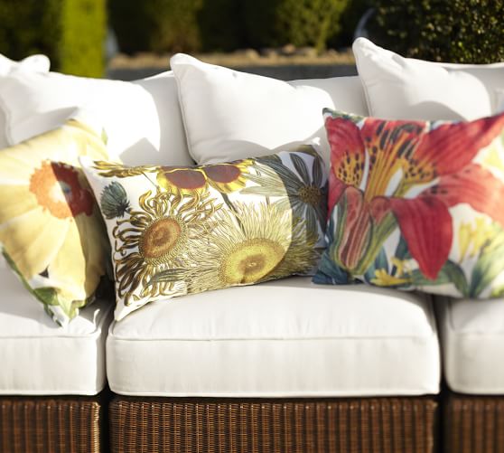 Lily Botanical Indoor/Outdoor Pillow Pottery Barn