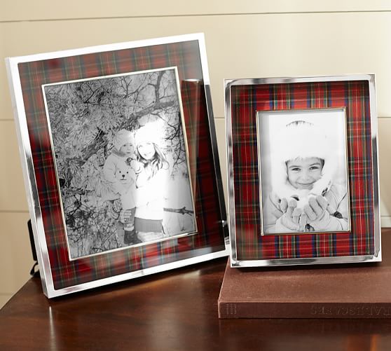 Tartan Plaid Frame Boxes Pottery Barn
