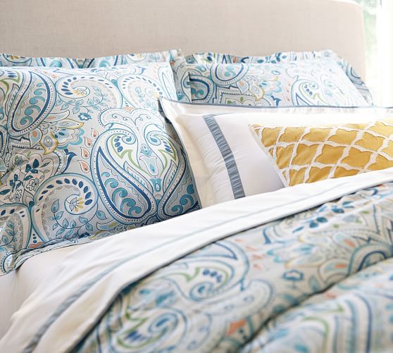 Gemma Organic Duvet Cover & Sham Pottery Barn