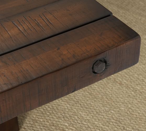 Benchwright Extending Dining Table Alfresco Brown