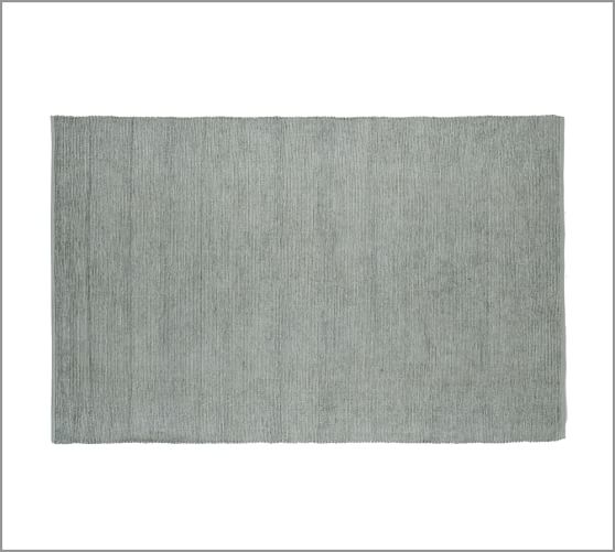 Chenille Mat Porcelain Blue Pottery Barn