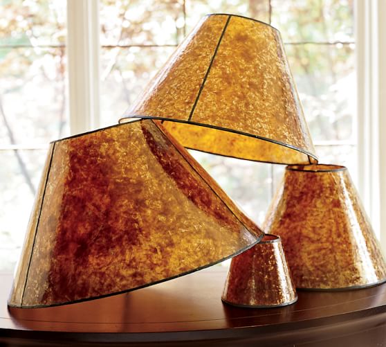 PB Basic Mica Chandelier Shades | Pottery Barn PB Basic Mica Chandelier Shades | Pottery Barn