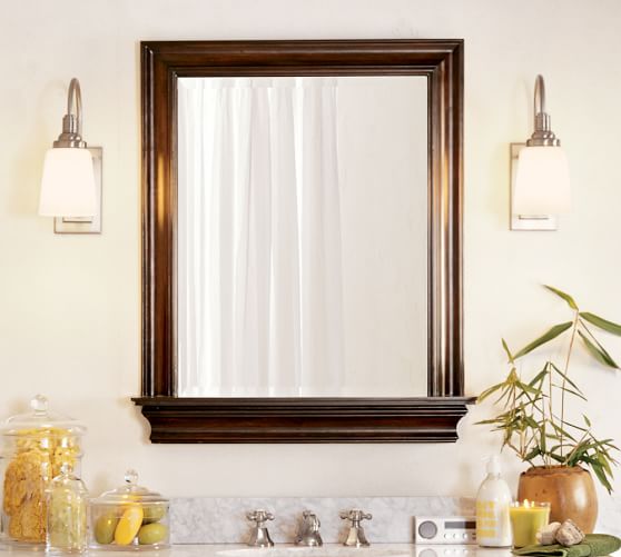 Metropolitan Mirror with Shelf Pottery Barn