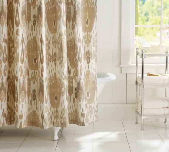 Vivian Ikat Shower Curtain Pottery Barn