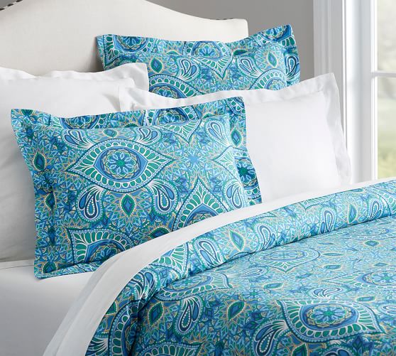 Martina Organic Duvet Cover & Sham Pottery Barn