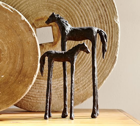 Bronze Sculptural Horses Pottery Barn