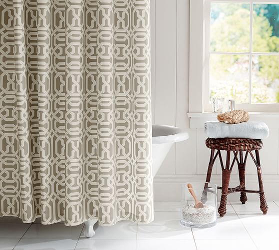 Terri Trellis Shower Curtain Pottery Barn