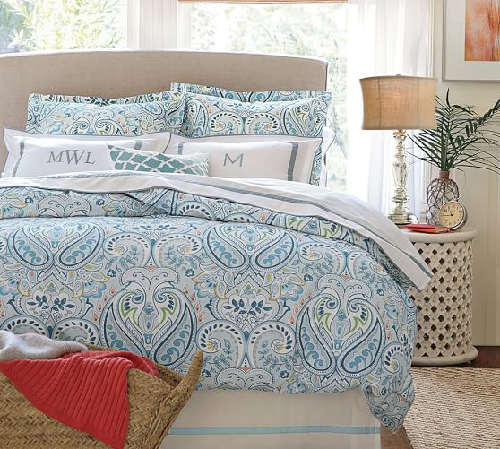 Gemma Organic Duvet Cover & Sham Pottery Barn