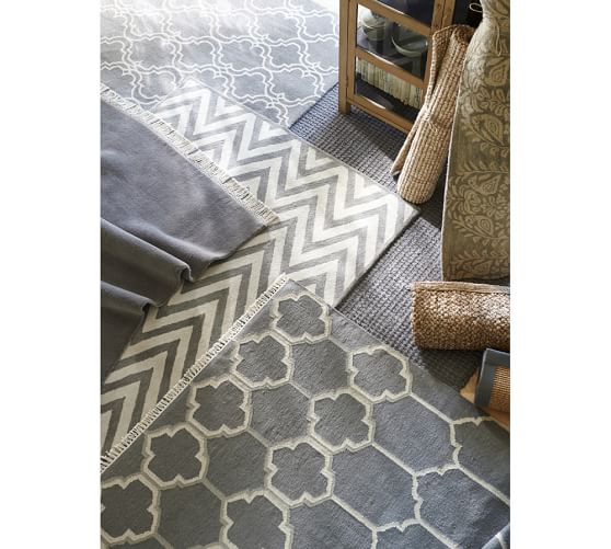 Mason Boucle Jute Rug Gray Pottery Barn
