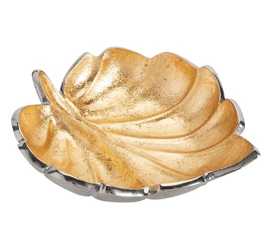 Gold Leaf Tray Pottery Barn