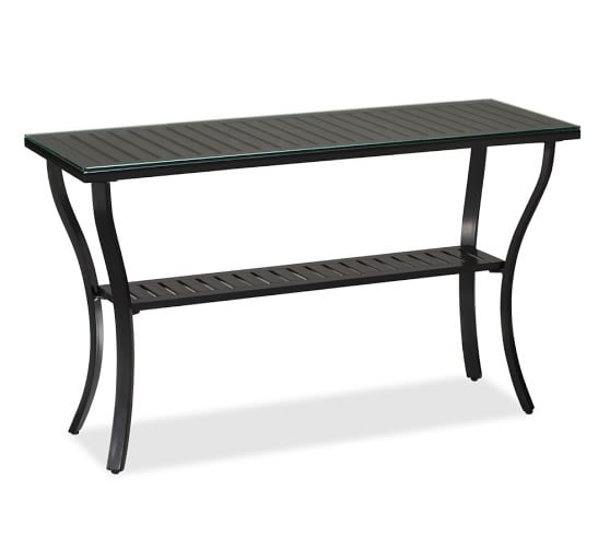 Riviera Console Table Pottery Barn Detailed View