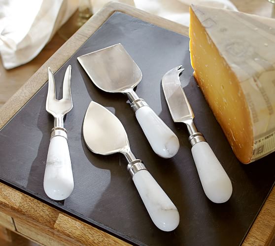 Marble Cheese Knives, Set of 4 Pottery Barn