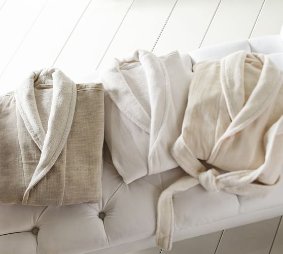 Linen Robe Pottery Barn
