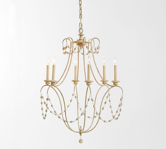 Rowan Iron Beaded Chandelier Pottery Barn