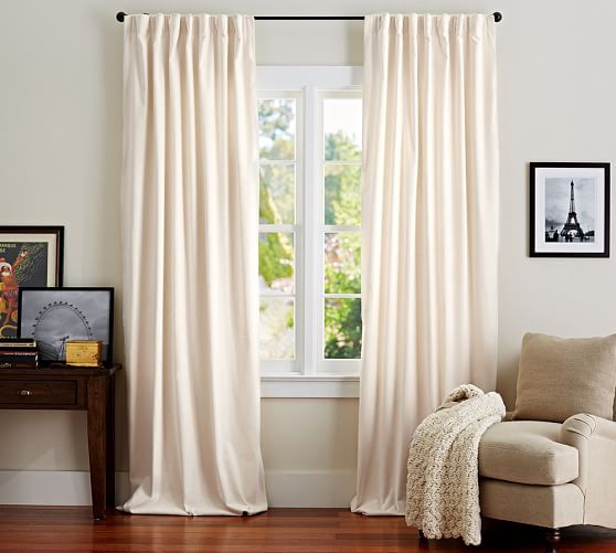 Washed Velvet Upholstery Drape Pottery Barn