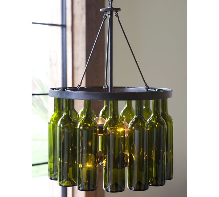 Wine Bottle Chandelier Pottery Barn