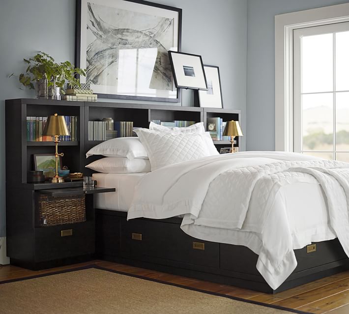 Reynolds Storage Bed Hutch Set Pottery Barn