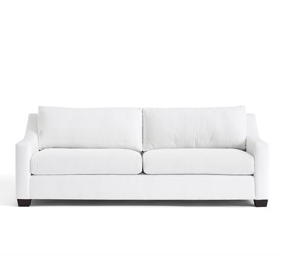 York Slope Arm Upholstered Sofa Pottery Barn