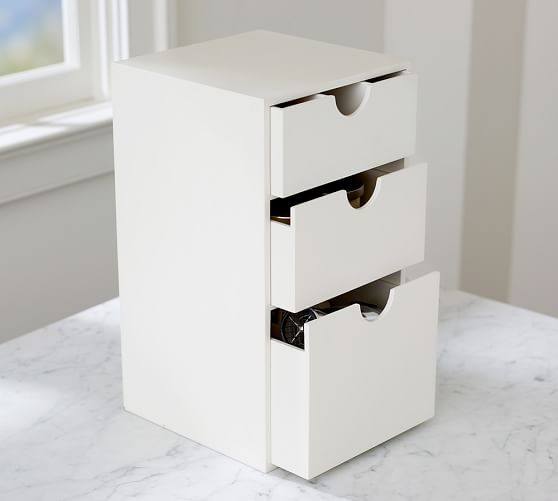 Sink Console Storage Drawers Pottery Barn