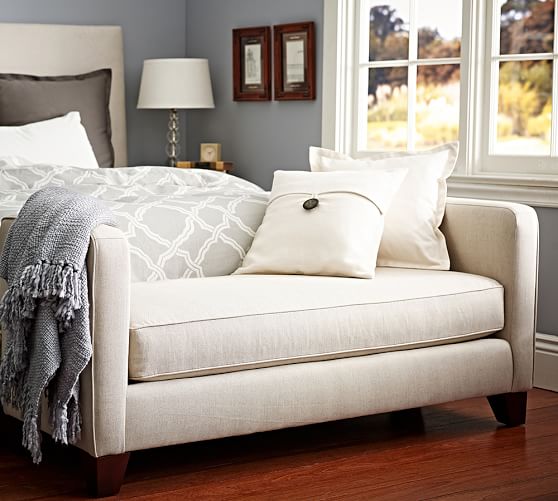 Somerby Upholstered Bench Pottery Barn