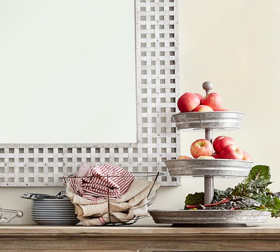 Galvanized Metal Tiered Stand Pottery Barn