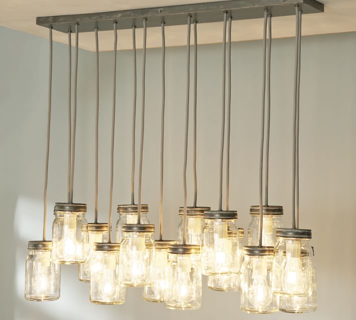 Pottery Barn Jar Light Fixture Light Fixtures