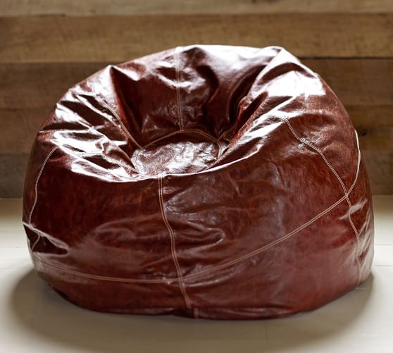 Leather Bean Bag Cover Pottery Barn