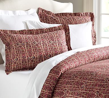 Larson Paisley Duvet Cover Sham Pottery Barn
