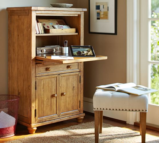 Cortona Office Armoire Pottery Barn Cortona Office Armoire
