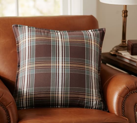 Hunter Plaid Pillow Covers Pottery Barn