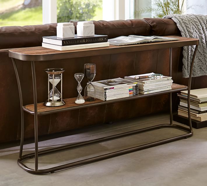 Bartlett Reclaimed Wood Console Table Pottery Barn