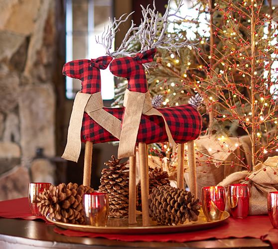 Fabric Reindeer Pottery Barn