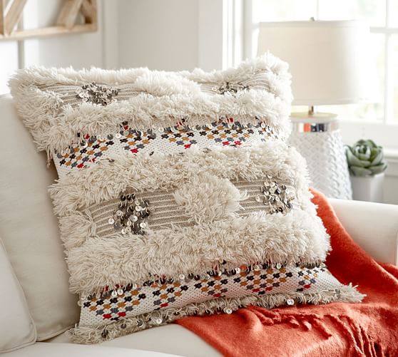 Aya Moroccan Wedding Blanket Pillow Cover Pottery Barn Aya Moroccan Wedding Blanket Pillow Cover