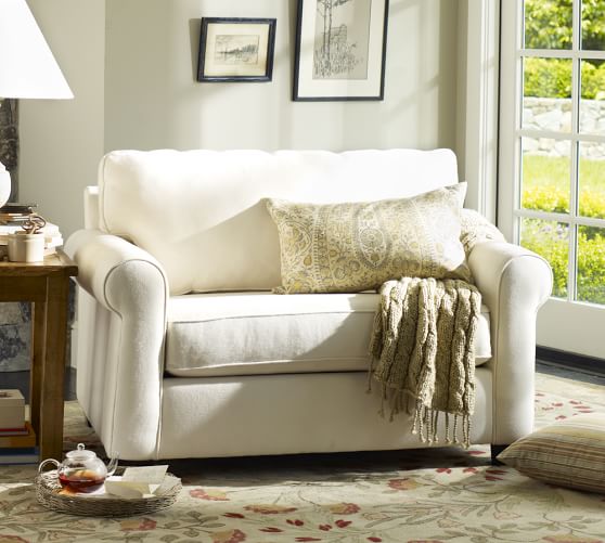 Buchanan Roll Arm Upholstered Twin Sleeper Sofa Pottery Barn Buchanan Roll Arm Upholstered Twin Sleeper Sofa