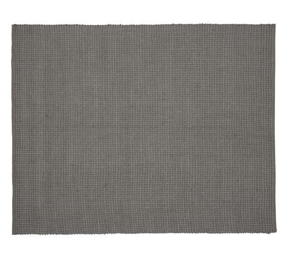 Mason Boucle Jute Rug Gray Pottery Barn
