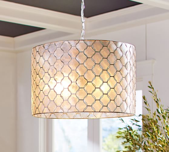 Capiz Drum Chandelier capiz drum pendant pottery barn Capiz Drum Chandelier capiz drum pendant pottery barn