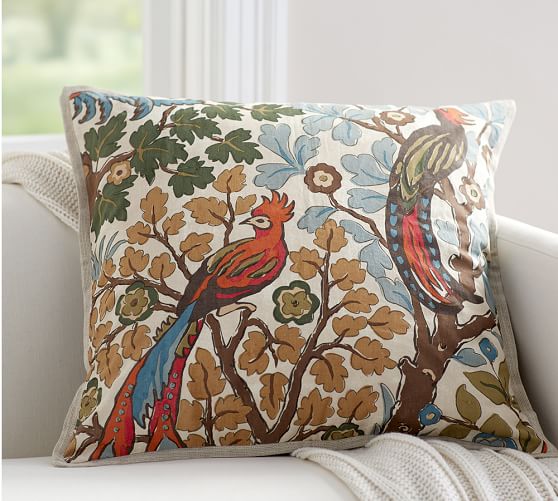 Mayle Bird Pillow Cover Pottery Barn