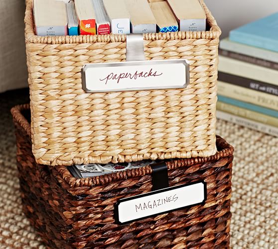 Clip On Basket Labels Pottery Barn