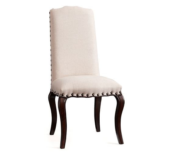 Calais Upholstered Dining Chair Pottery Barn