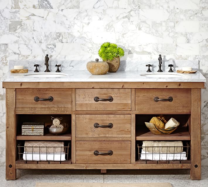 Reclaimed Wood Vanity Table Vanity Designs