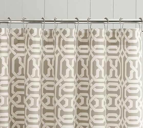 Terri Trellis Shower Curtain Pottery Barn