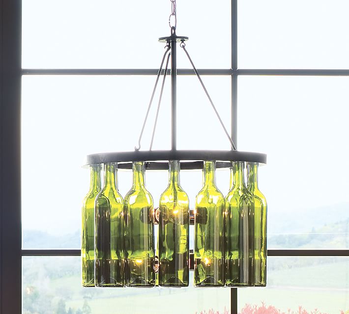 Wine Bottle Chandelier Pottery Barn
