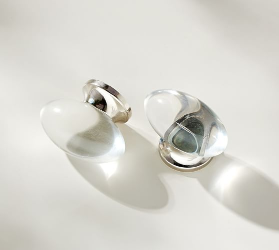 Classic Oval Glass Knob Pottery Barn