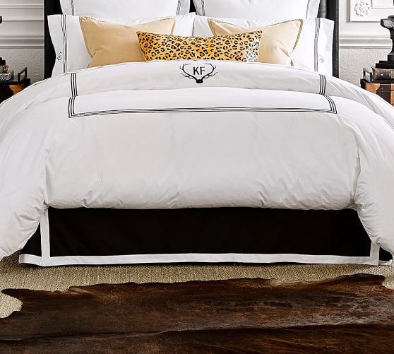 Ken Fulk Tailored Bed Skirt Pottery Barn