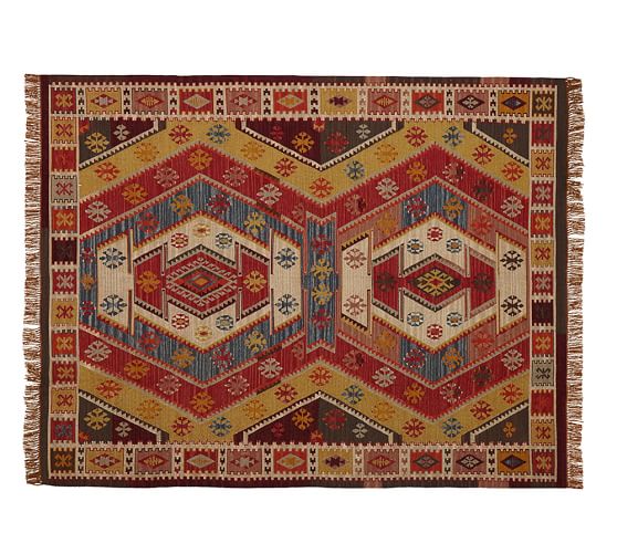 Gianna Recycled Yarn Kilim Indoor/Outdoor Rug - Warm Multi | Pottery ... Gianna Recycled Yarn Kilim Indoor/Outdoor Rug - Warm Multi | Pottery ...