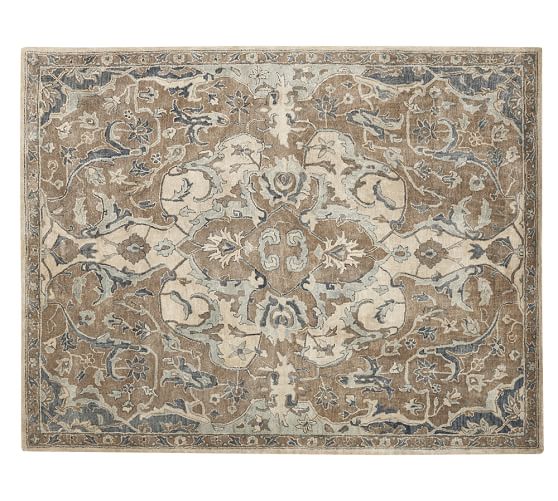 Nolan Persian Style Rug Neutral Pottery Barn Nolan Persian Style Rug Neutral