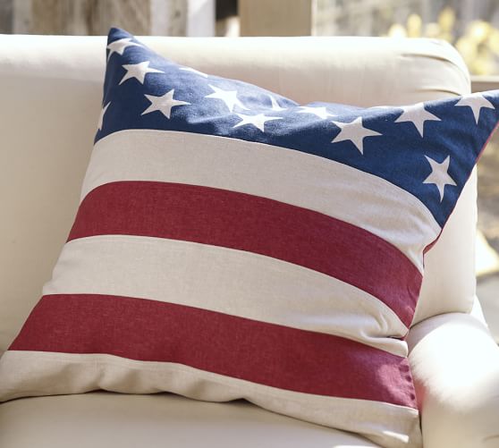 American Flag Pillow Cover Pottery Barn