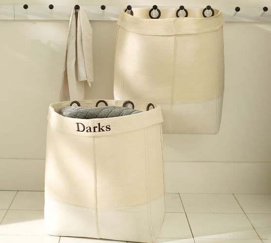 Gabrielle System Canvas Hanging Hamper Pottery Barn